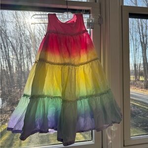 Isaac Mizrahi Colorful Rainbow Girls Dress 6